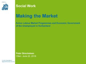 Contributo al Convegno “Le durcissement de l’État social”, Olten, 21 e 22 giugno 2018.